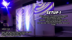Angels Music Israeli wedding DJ package 1, DJ deal setup 1 Angels Music wedding DJ package 1, DJ deal setup 1