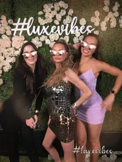 LuxeVibes Corporate Event Photo Booth Los Angeles 360 photo booth party booth Los Angeles
