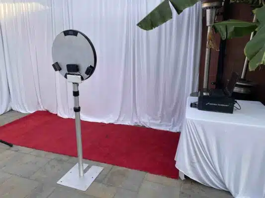 Halo Photo Booth for weddings Los Angeles and Las Vegas