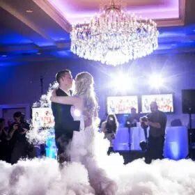 low lying fog machine, cloud machine rental, 10 thing your wedding dj can do, cold sparks, low lying for machine