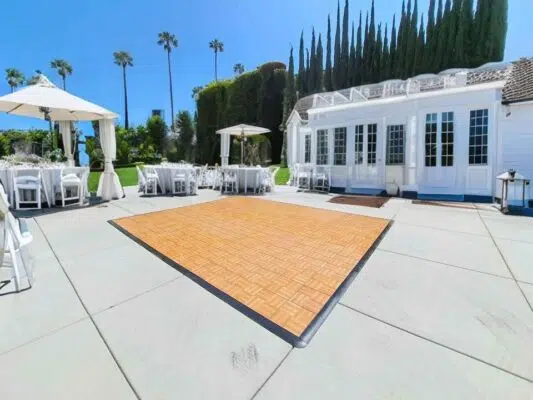 Oak Wood Dance Floor Rental outdoor dance floor