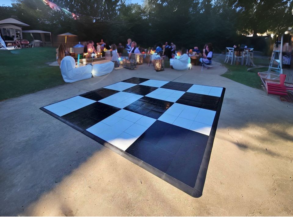 Checkered Dance Floor Rental