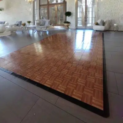 Wood Oak Dance Floor Rental outdoor disco party dance floor for rent