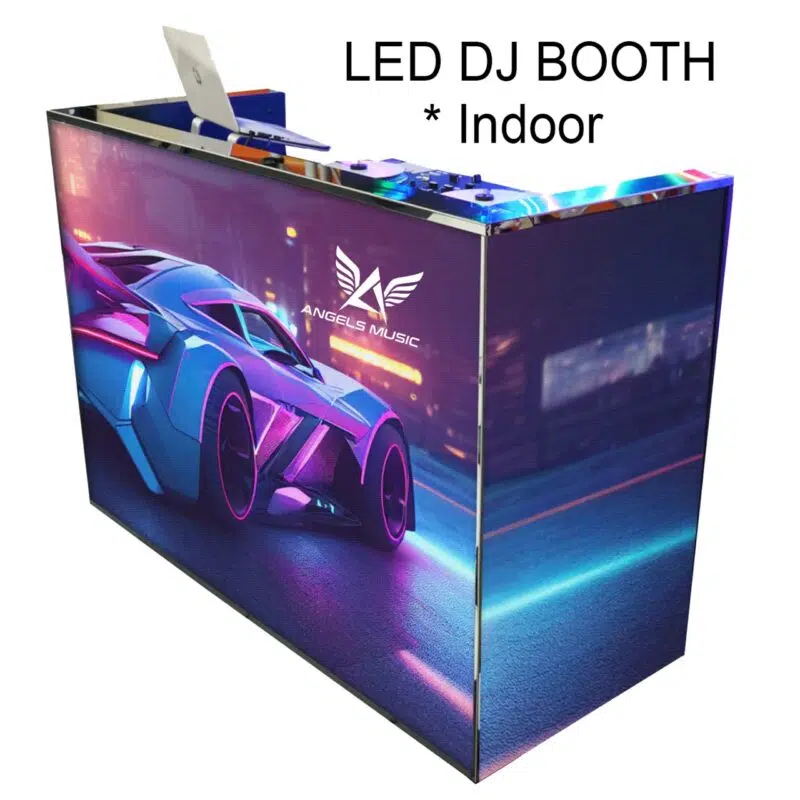 Led Screen DJ Booth Rental Los Angeles indoor and outdoor