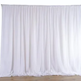 White Photo Booth backdrop