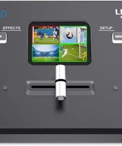 Video Switcher, Multi Camera Video Mixer, Video camera Switcher, LCD Display, 4 x HDMI Inputs, 1 HDMI output, Real Time video Production, Live Streaming video switcher