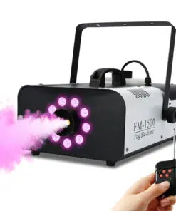 Fog Machine - smoke effect machine, 1500W Fog Smoke Machine,  RGB LED Stage DJ Fogger, Smoke Effect, Multi Color smoke machine