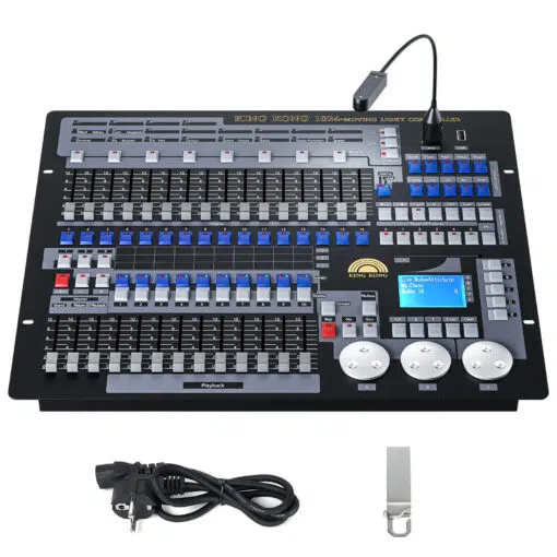 DMX Controller - Lighting Console, Lighting Controller, DMX 1024 Channels, DMX Console 