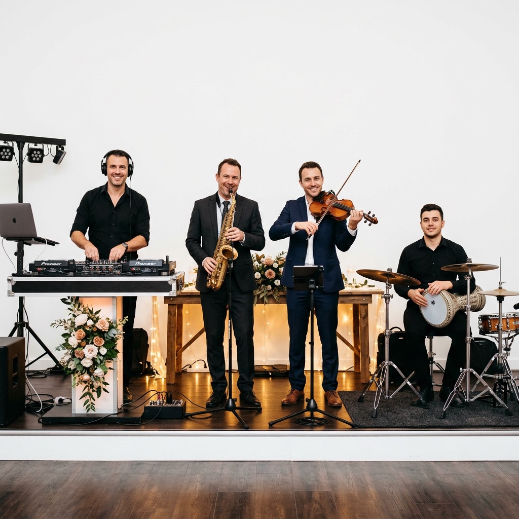 Combo DJ Package 2 – DJ with Live Musician