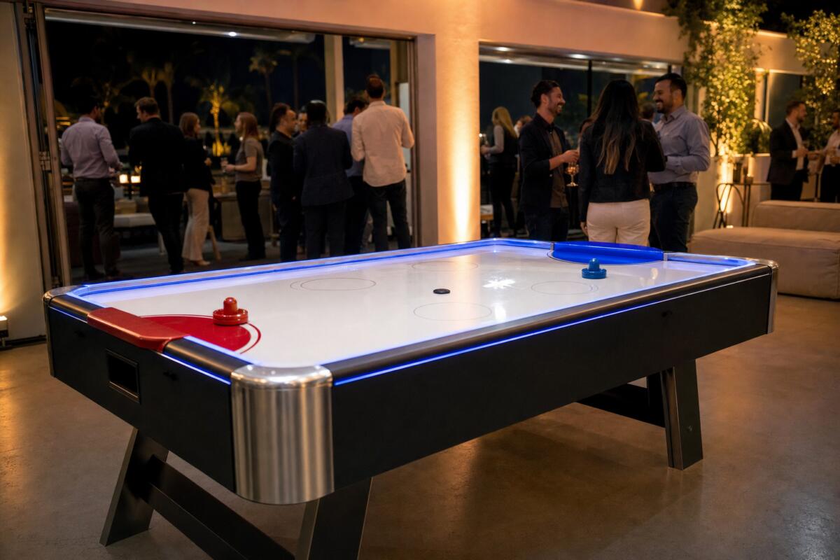 Table Games Rental: Air Hockey, Foosball and Billiards