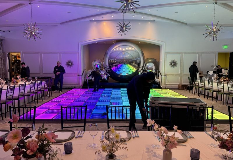Big Silver disco balls, metallic mirror Oversized PVC Silver Balls decoration for events in Los Angeles